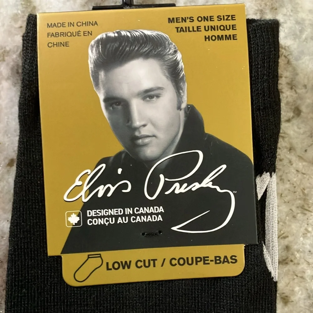 2 Pair Elvis Presley Unisex Socks